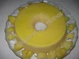 Receita Bavaroise de ananás - dia amarelo