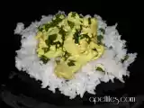 Receita .:tiras de perú em molho rápido de açafrão & caril