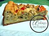 Receita Torta de frango, chester & queijo
