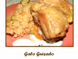 Receita Galo guisado