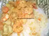 Receita Caril de gambas e tamboril