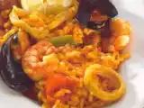 Receita Risotto de marisco e chouriço