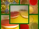Receita Tacinhas de gelatina, iogurte e fruta