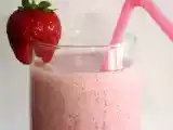 Receita Smoothie de morango e meloa