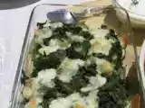 Receita Gratinado de espinafres