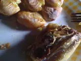 Receita Bacalhau no forno com batata a murro