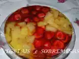 Receita Tarte de morangos e melão