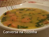 Receita Sopa creme batata baroa ( mandioquinha)