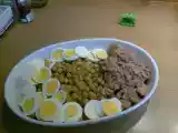 Receita Atum com grão e ovo cozido na bimby