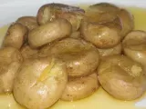 Receita Batatas assadas a murro no microondas