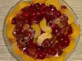 Receita Flôr de iogurte, cereais e fruta
