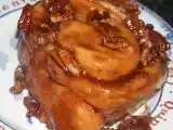 Receita Sticky pecan caramel rolls / caracóis de canela, caramelo e nozes pecãs