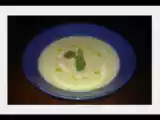 Receita Dia branco - creme de alho francês e courgette com natas
