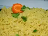 Receita Arroz amarelinho temperado