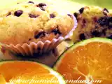 Receita Muffins de laranja com gotas de chocolate