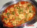 Receita Chuchu com camarão
