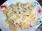 Receita Penne com gorgonzola e shitake