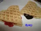 Receita Waffles de nata