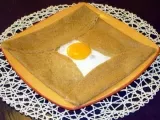 Receita Galette bretonne: crepe de trigo sarraceno com queijo, presunto e ovo