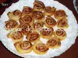 Receita Caracóis de massa folhada com queijo e paio fumado
