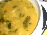 Receita Sopa de grão com agriões