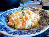 Receita Risoto de king crab