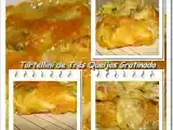 Receita Tortellini de três queijos gratinado