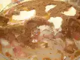Receita Sobremesa alternada de fruta, chocolate e natas