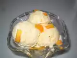 Receita Gelado de pêssego e iogurte