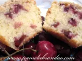 Receita Muffins de cereja com cobertura crocante