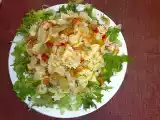 Receita Farfalle com camarão