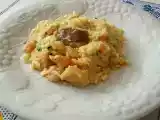 Receita Risotto de tamboril e camarão