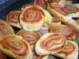 Receita Caracóis de salame