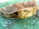 Receita Panquecas com maças caramelizadas