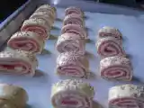 Receita Caracois de fiambre e queijo