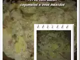 Receita Arroz com bacon cogumelos e ovos mexidos