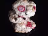 Receita Bolachas de coco, morango e chocolate