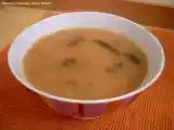 Receita Sopa de tomate e agrião