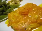 Receita Salmão com molho de laranja