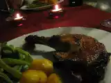 Receita Pernas de pato com laranja, mel e molho de soja