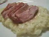 Receita Magret de pato com risoto de laranja