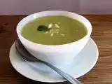 Receita Sopa de fria de ervilhas e amêndoa tostada