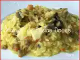 Receita Risoto de camarão, berbigão e especiarias
