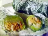 Receita Enroladinho de acelga.
