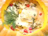Receita Bacalhau na moranga