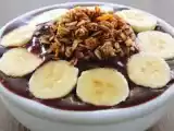 Receita Açaí na tigela com frutas e cereais