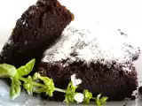 Receita Bolo de chocolate com manjericão