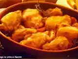 Receita Frango no vinho e alecrim