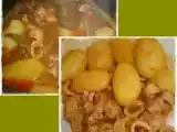 Receita Lulas com batatas e feijão verde