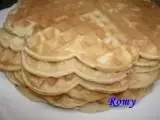 Receita Waffles com mel